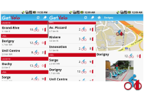 GetVelo Android App screens